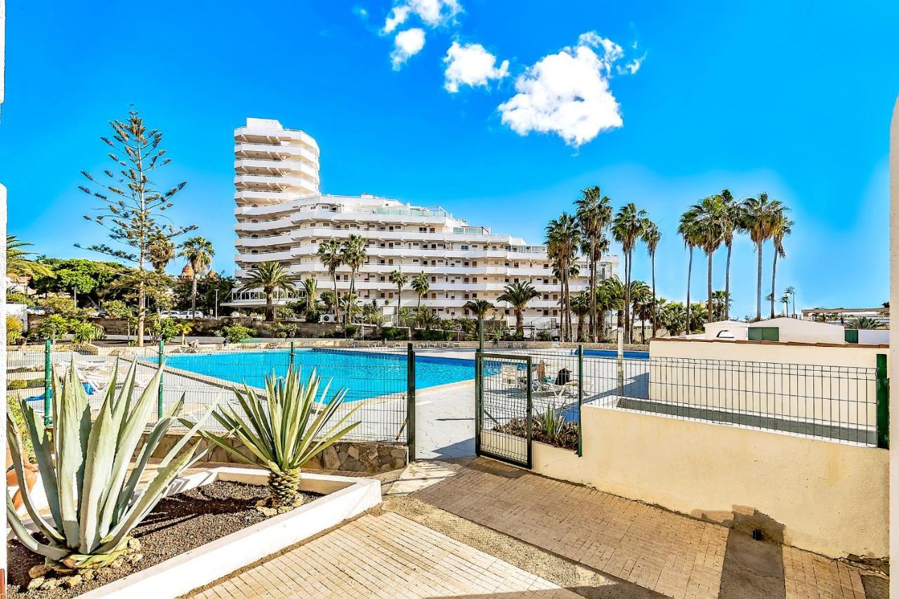 217 Elegant Vina Del Mar Pool View, Parking, Ac Apartment Playa de las Americas  Luaran gambar