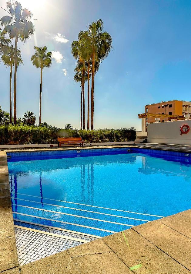 217 Elegant Vina Del Mar Pool View, Parking, Ac Apartment Playa de las Americas  Luaran gambar