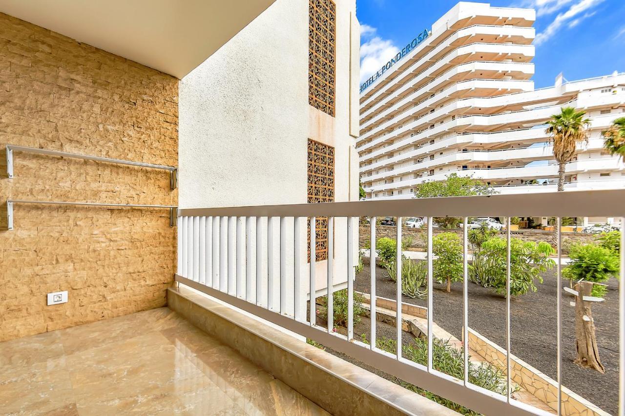 217 Elegant Vina Del Mar Pool View, Parking, Ac Apartment Playa de las Americas  Luaran gambar