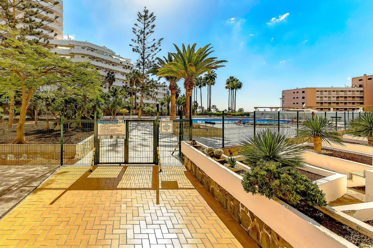 217 Elegant Vina Del Mar Pool View, Parking, Ac Apartment Playa de las Americas  Luaran gambar